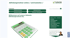 Desktop Screenshot of abfindungsrechner.biz